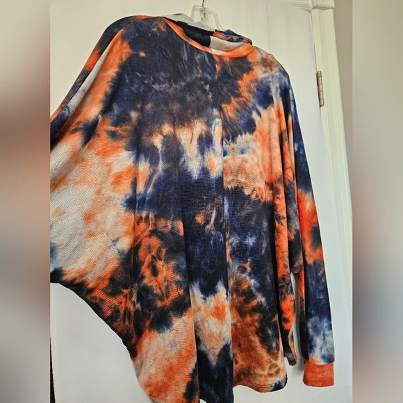 Allum‎ cowl neck tie dye light weight sweatshirt size xl - Picture 4 of 6